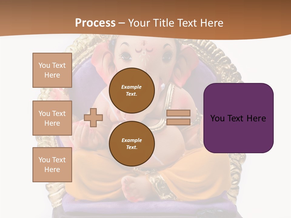 White Religious Idol PowerPoint Template