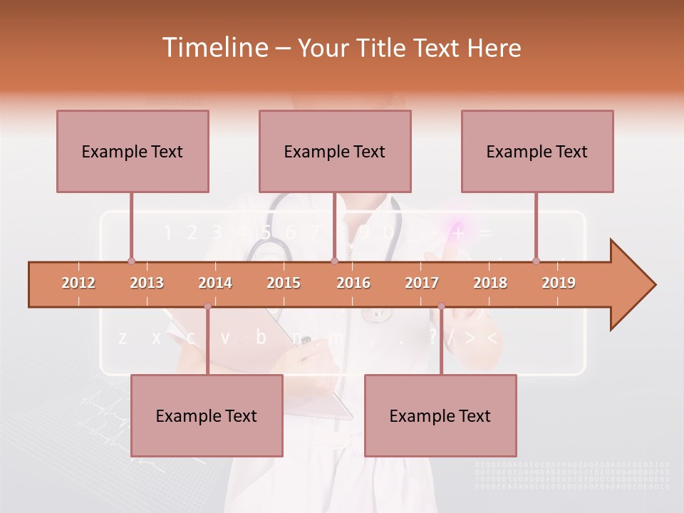 Associate Woman Closeup PowerPoint Template