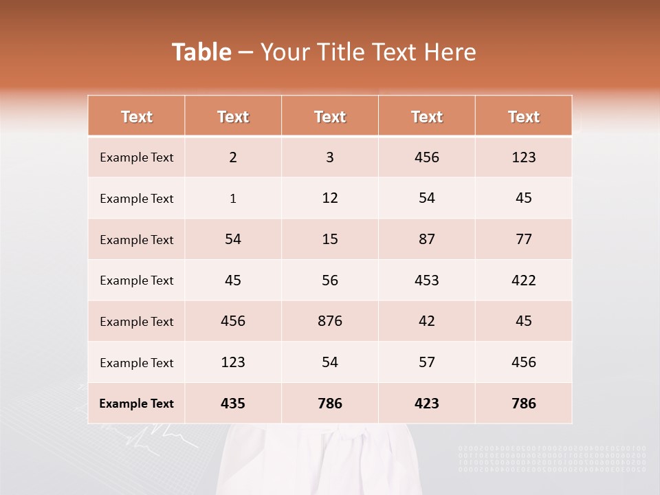 Associate Woman Closeup PowerPoint Template