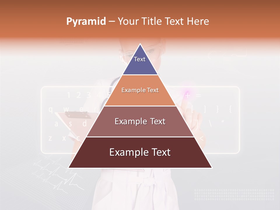 Associate Woman Closeup PowerPoint Template