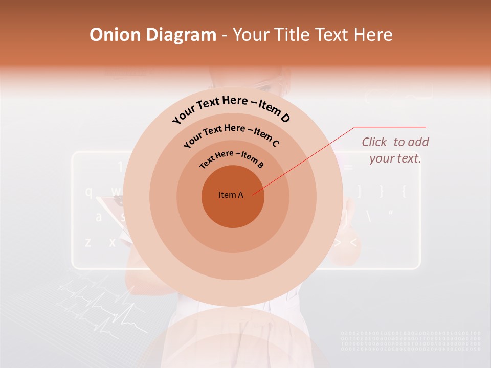 Associate Woman Closeup PowerPoint Template