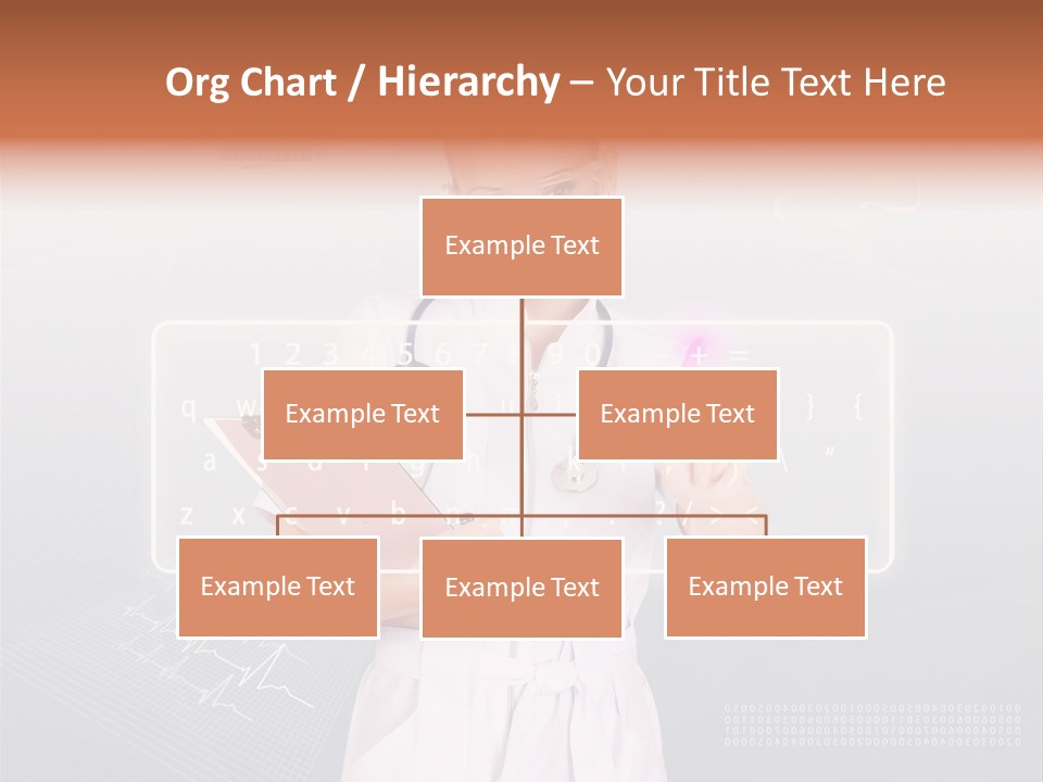 Associate Woman Closeup PowerPoint Template