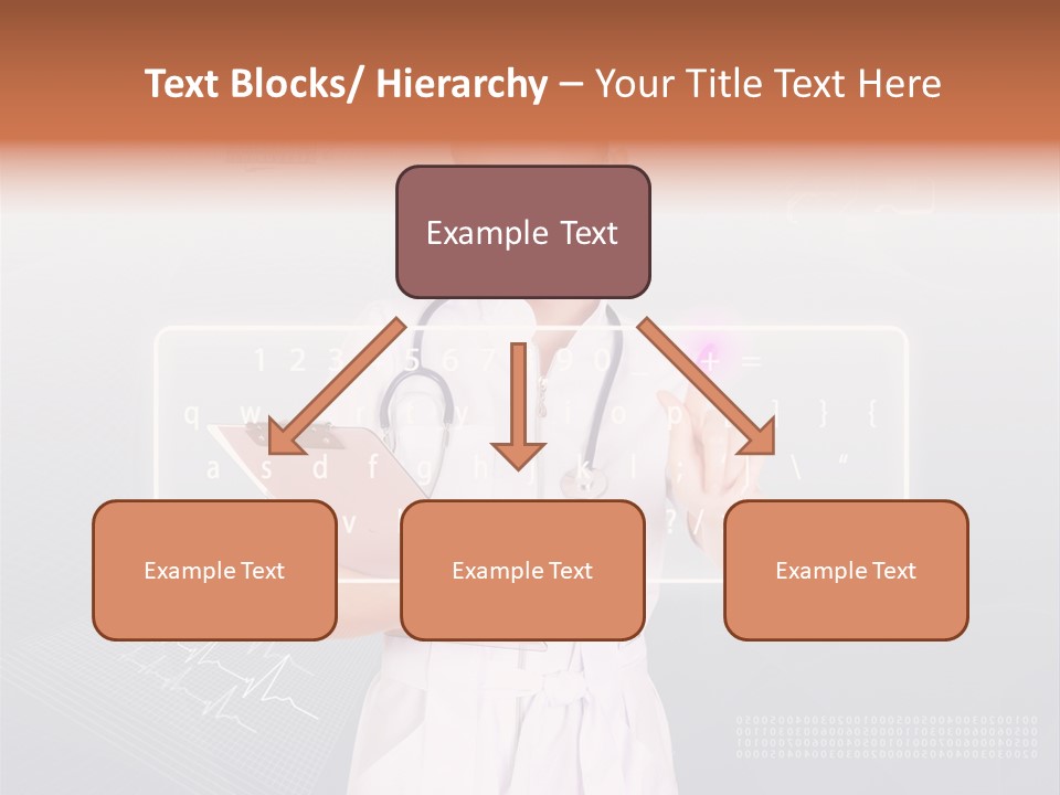 Associate Woman Closeup PowerPoint Template