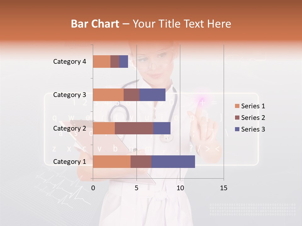 Associate Woman Closeup PowerPoint Template