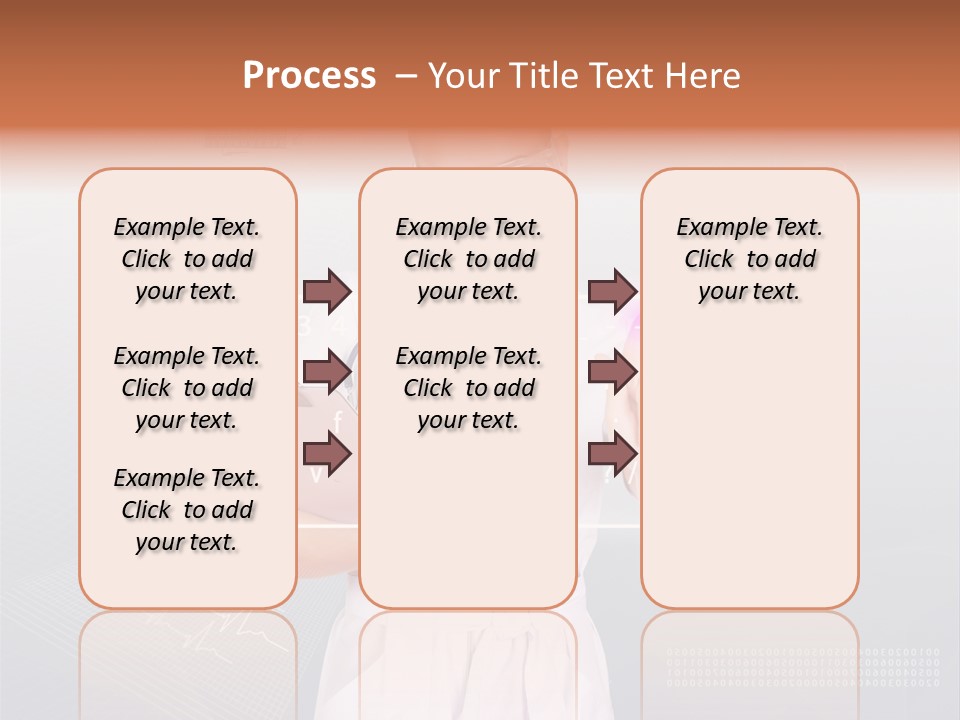 Associate Woman Closeup PowerPoint Template