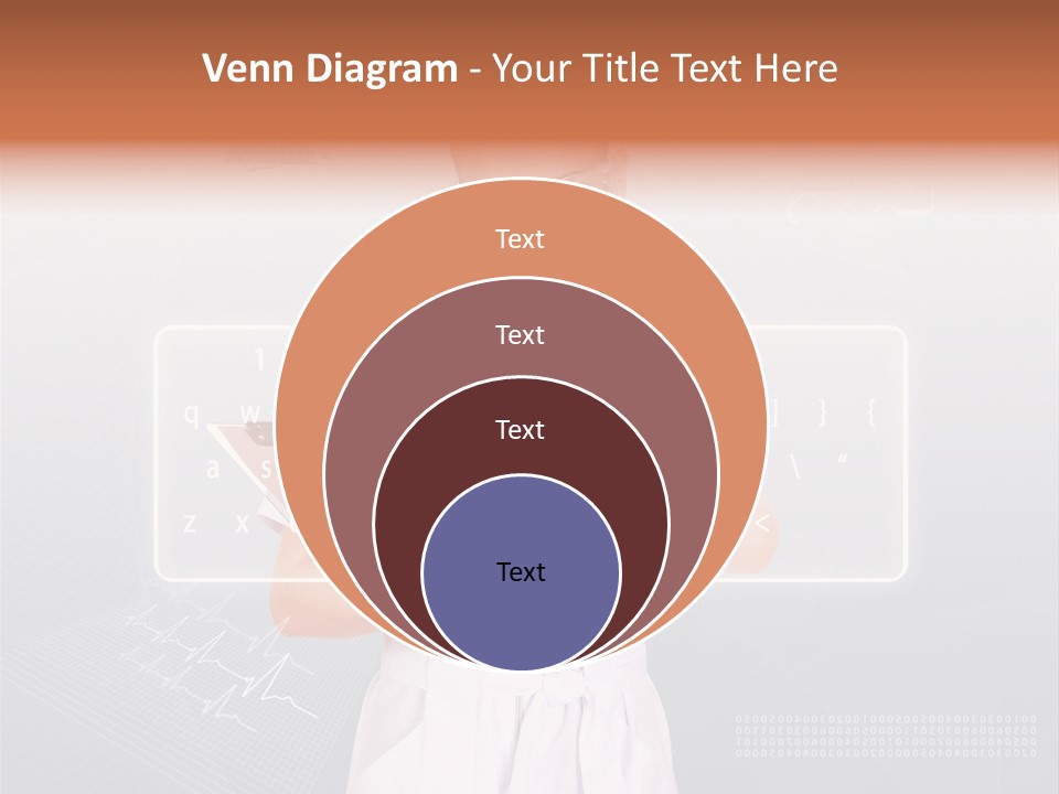 Associate Woman Closeup PowerPoint Template