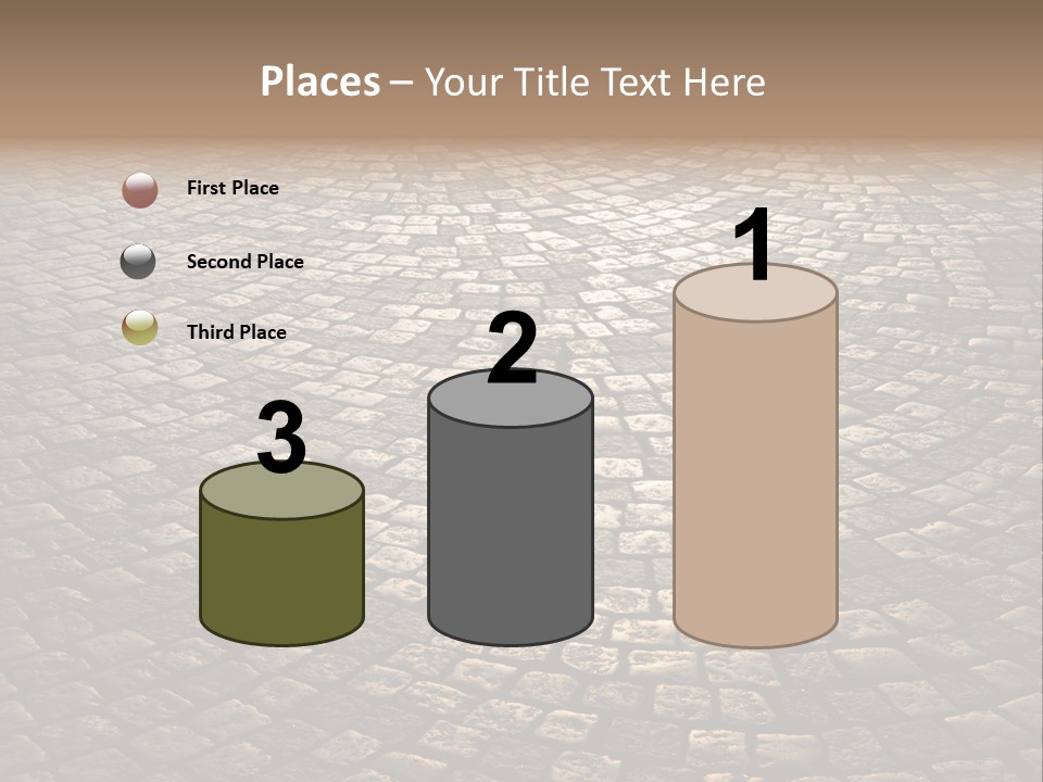 Traditional Pebble Way PowerPoint Template