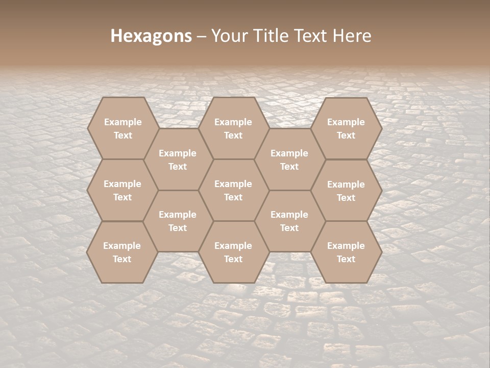 Traditional Pebble Way PowerPoint Template