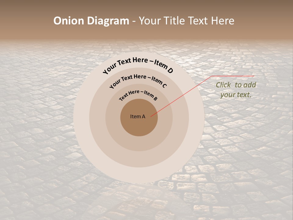 Traditional Pebble Way PowerPoint Template