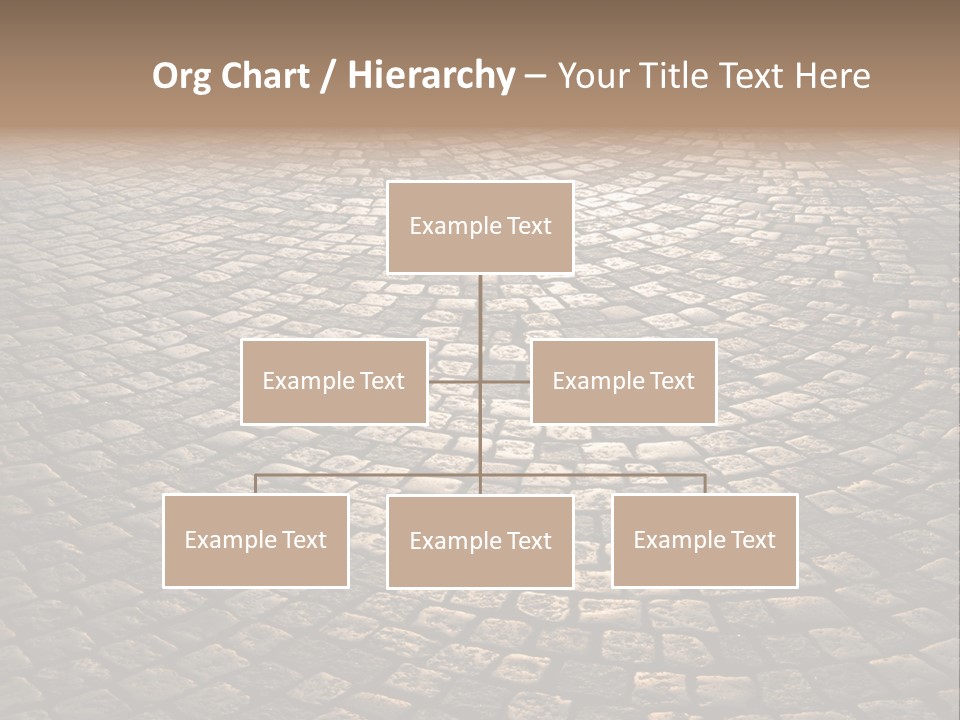 Traditional Pebble Way PowerPoint Template