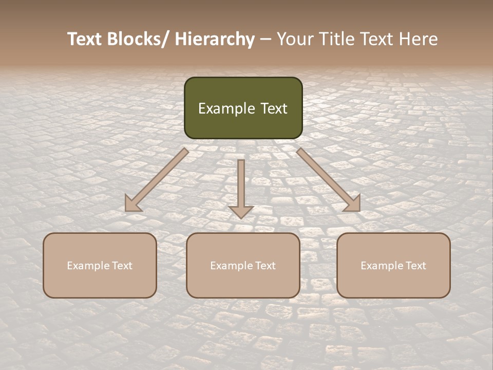 Traditional Pebble Way PowerPoint Template
