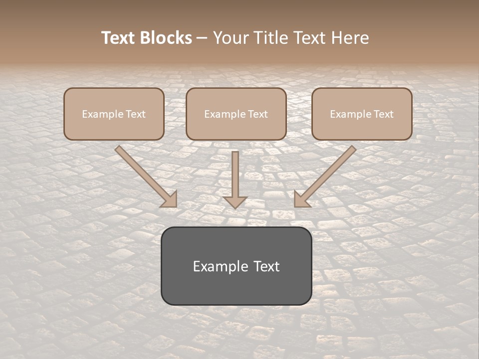 Traditional Pebble Way PowerPoint Template