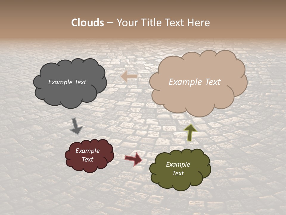 Traditional Pebble Way PowerPoint Template