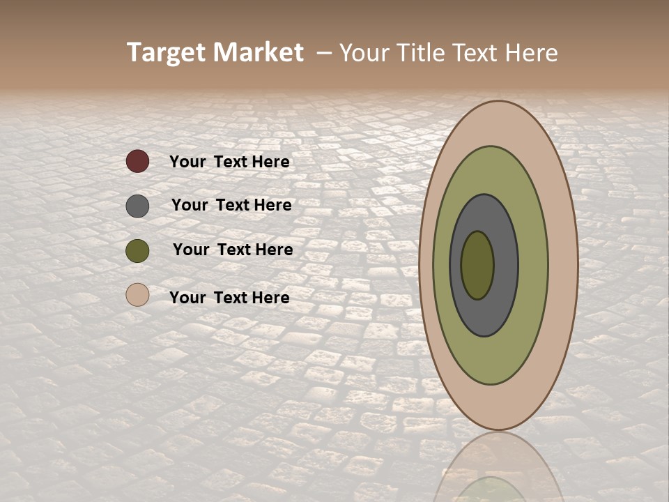 Traditional Pebble Way PowerPoint Template