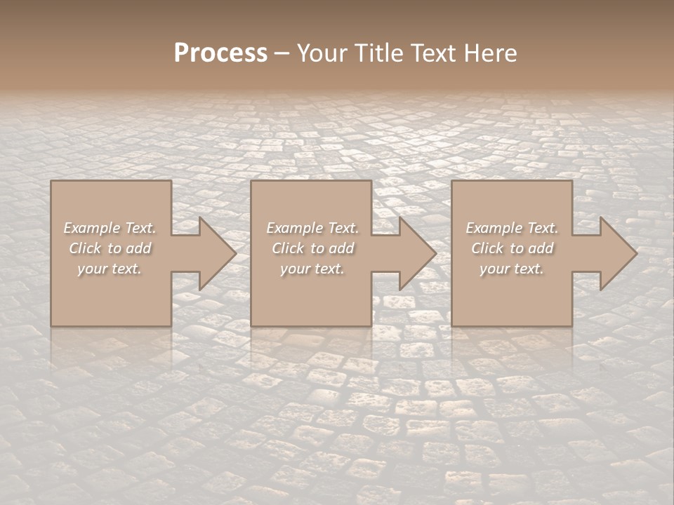 Traditional Pebble Way PowerPoint Template