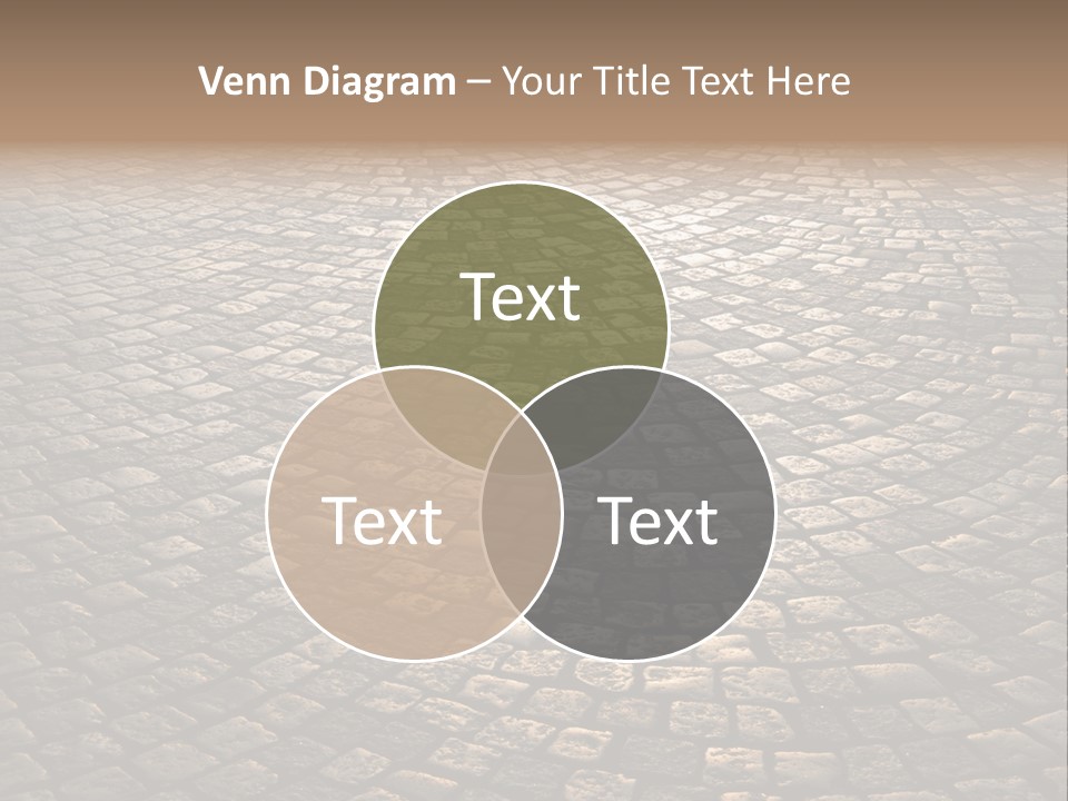 Traditional Pebble Way PowerPoint Template