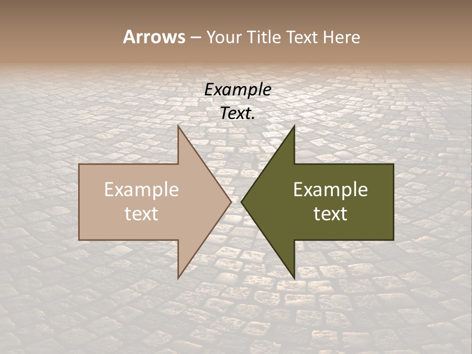 Traditional Pebble Way PowerPoint Template