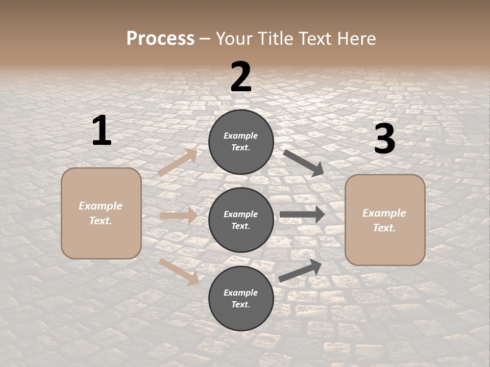 Traditional Pebble Way PowerPoint Template