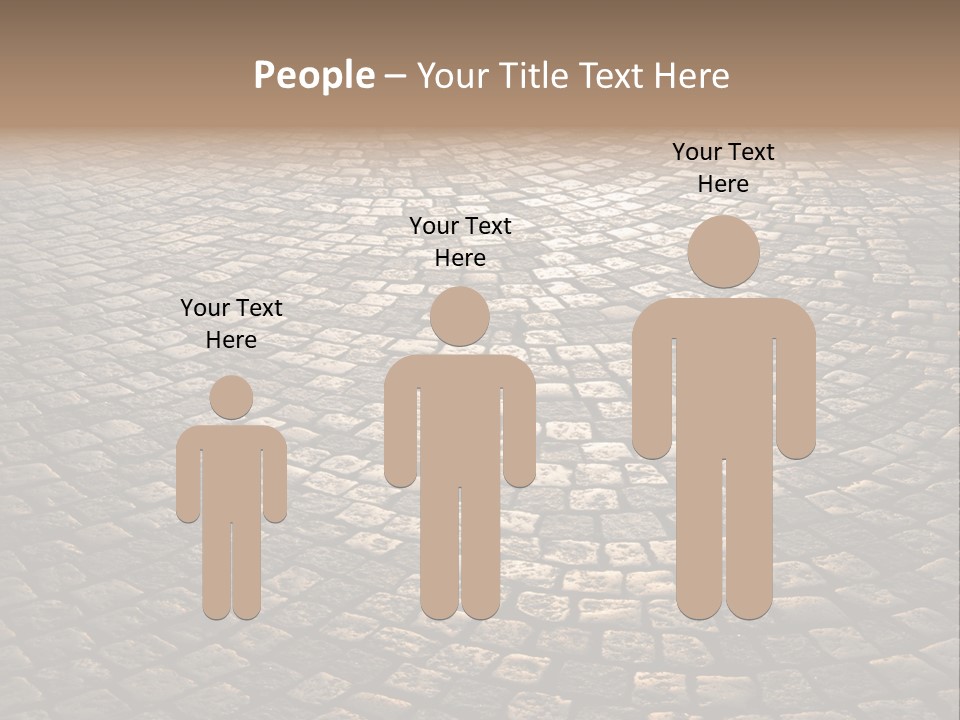 Traditional Pebble Way PowerPoint Template