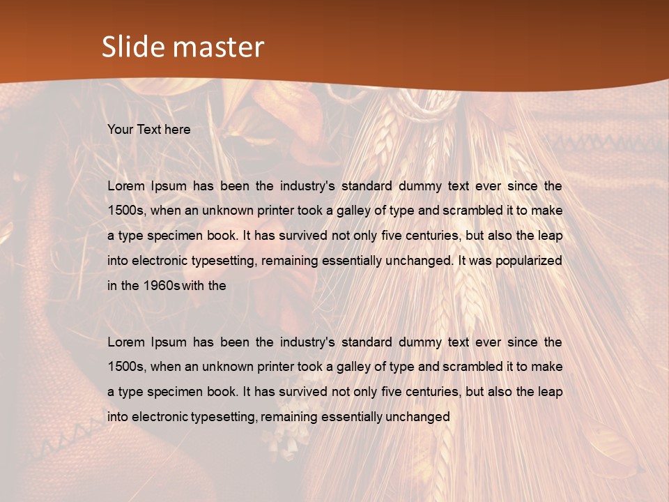 Healthy Plant Seasonal PowerPoint Template