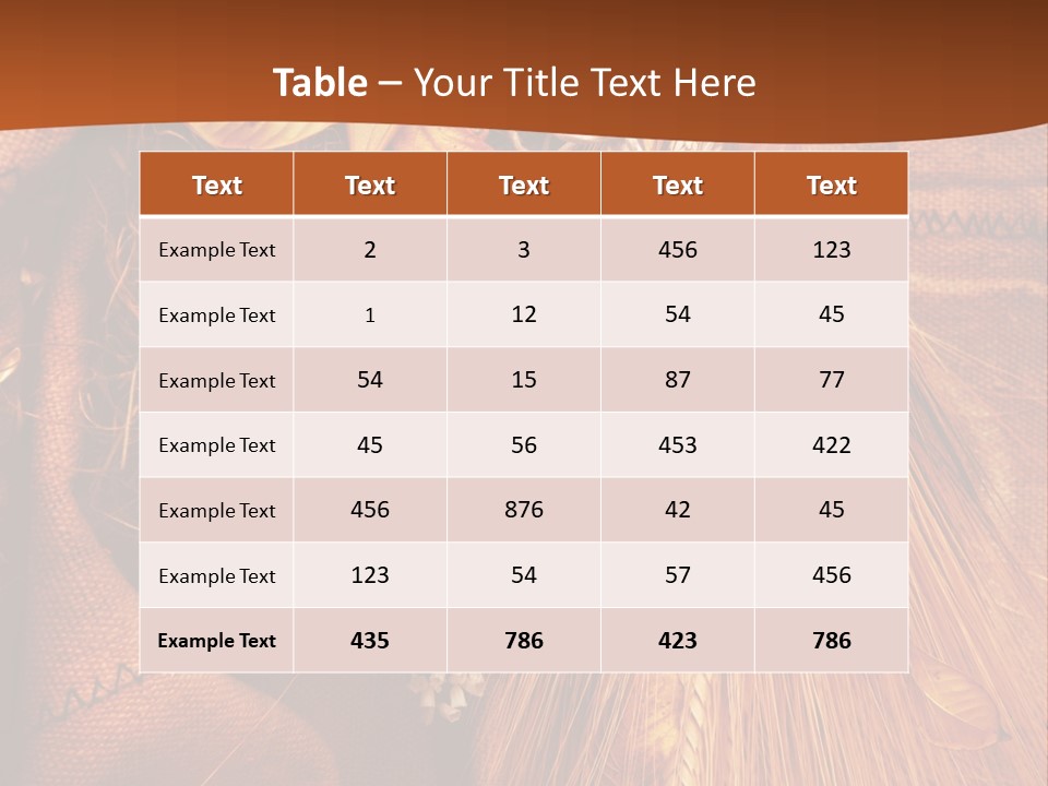 Healthy Plant Seasonal PowerPoint Template