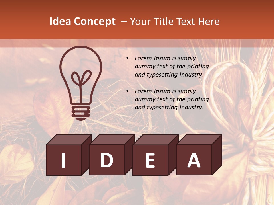 Ear Vintage Objects PowerPoint Template