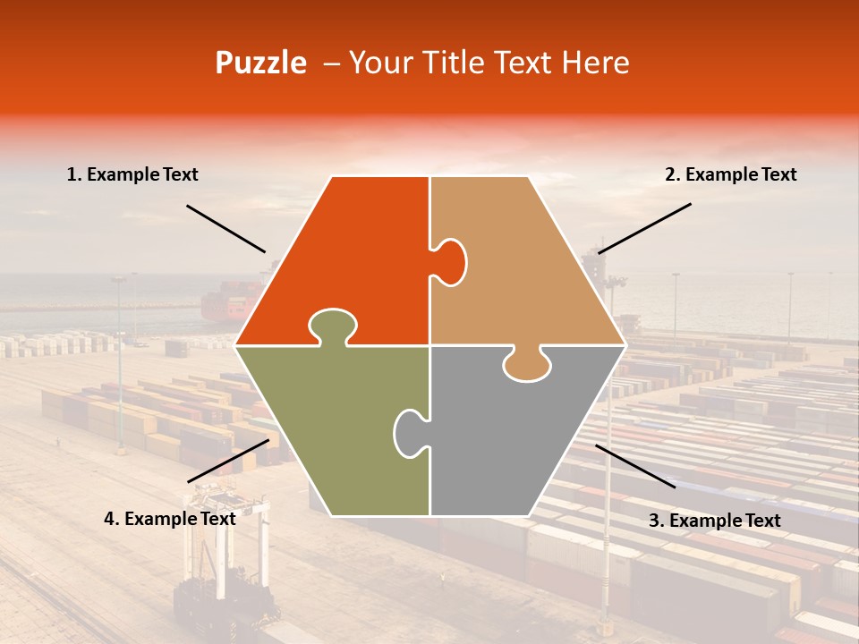 Lot Terminal Boat PowerPoint Template