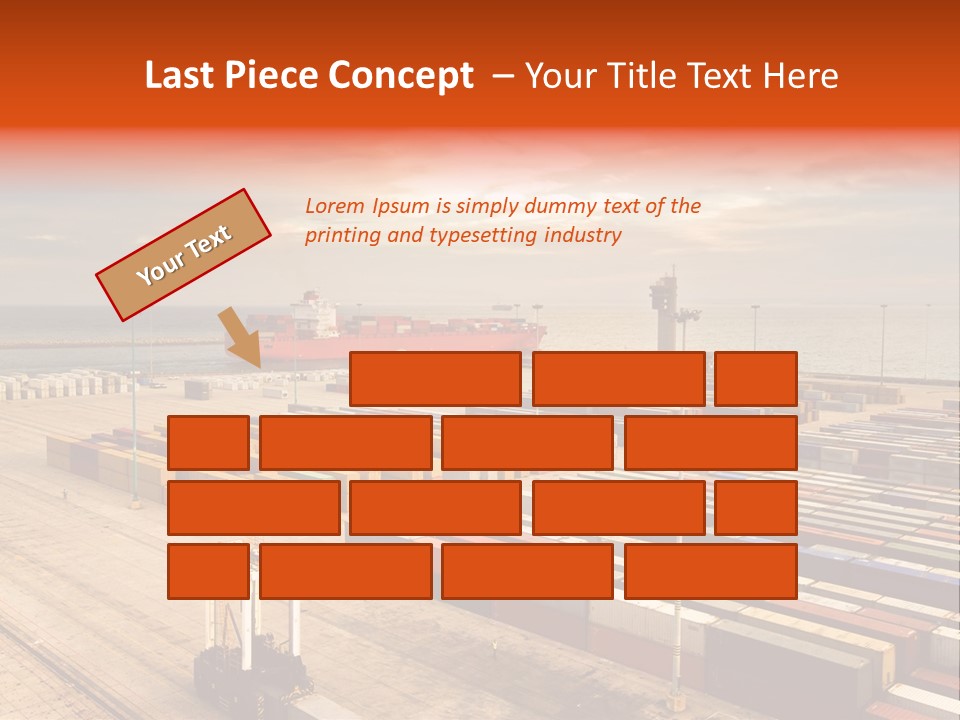 Lot Terminal Boat PowerPoint Template