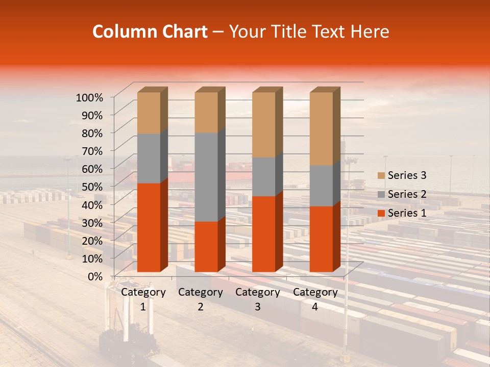 Lot Terminal Boat PowerPoint Template