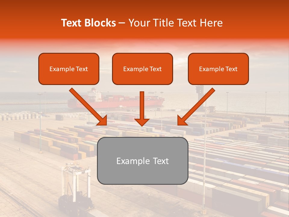 Lot Terminal Boat PowerPoint Template