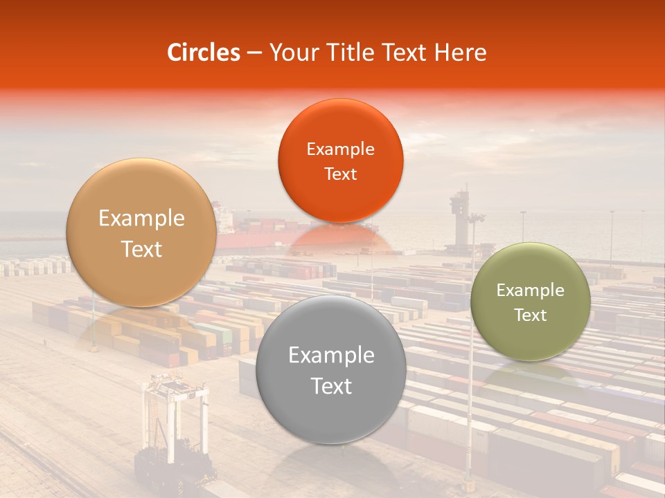 Lot Terminal Boat PowerPoint Template