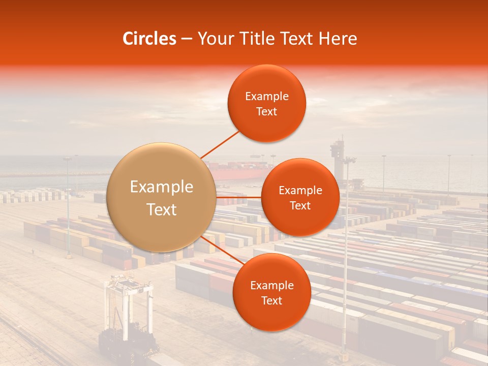 Lot Terminal Boat PowerPoint Template