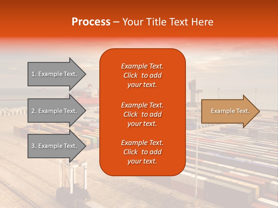 Lot Terminal Boat PowerPoint Template