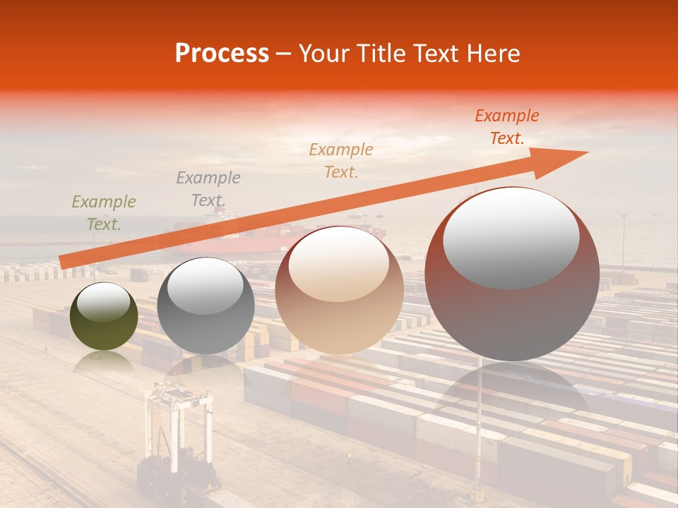 Lot Terminal Boat PowerPoint Template