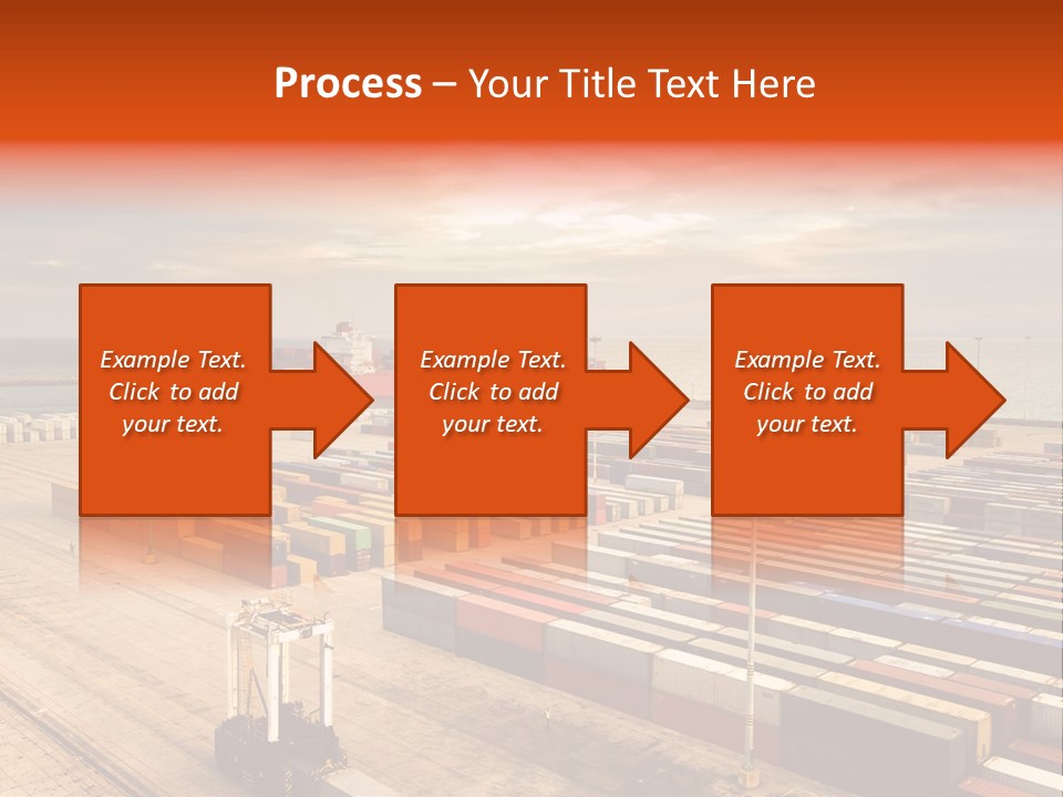 Lot Terminal Boat PowerPoint Template