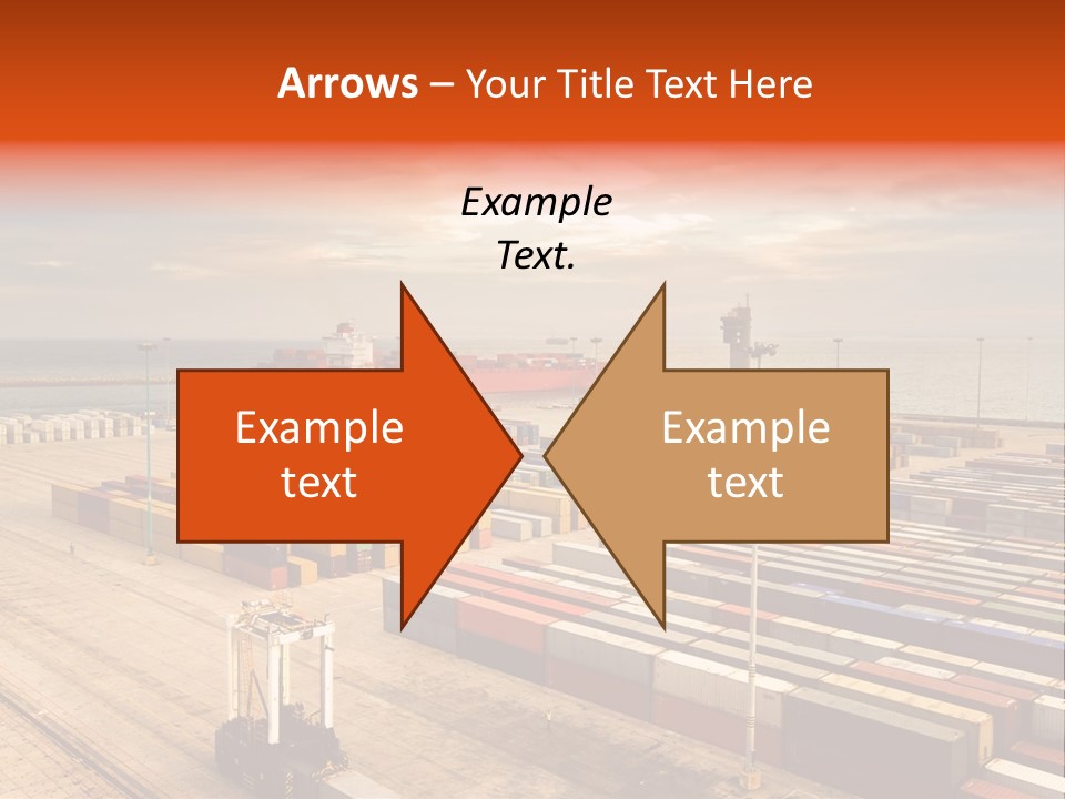 Lot Terminal Boat PowerPoint Template