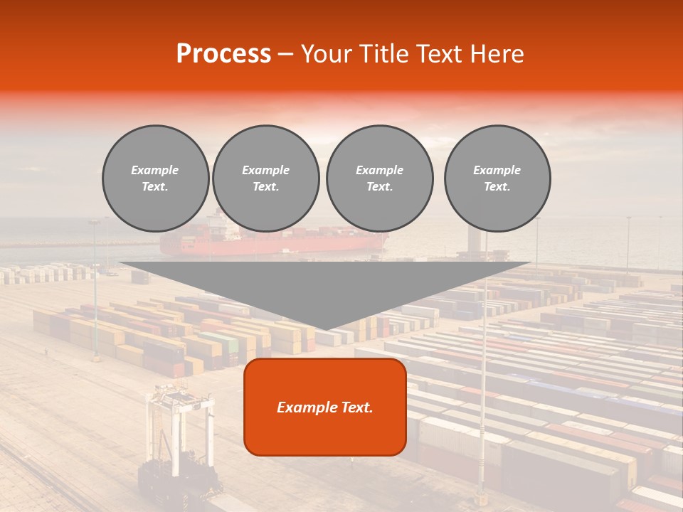 Lot Terminal Boat PowerPoint Template