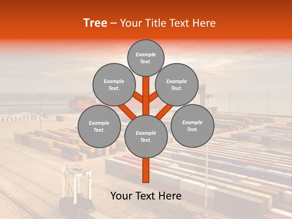 Lot Terminal Boat PowerPoint Template