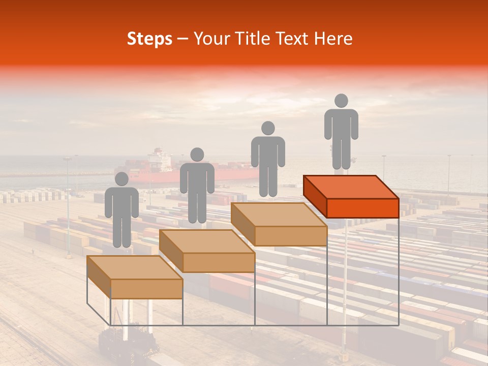 Lot Terminal Boat PowerPoint Template