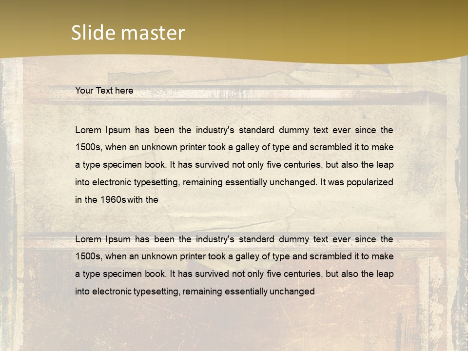 Drawing Rough Textile PowerPoint Template