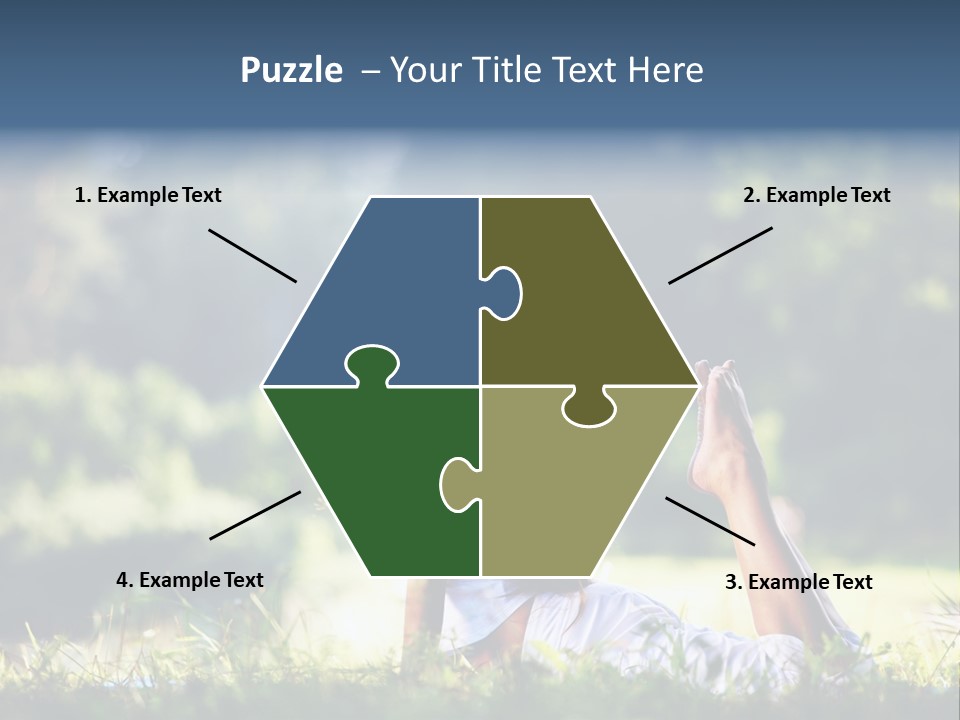 Female Peace  PowerPoint Template