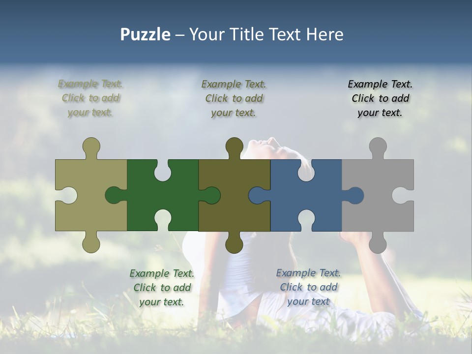 Female Peace  PowerPoint Template