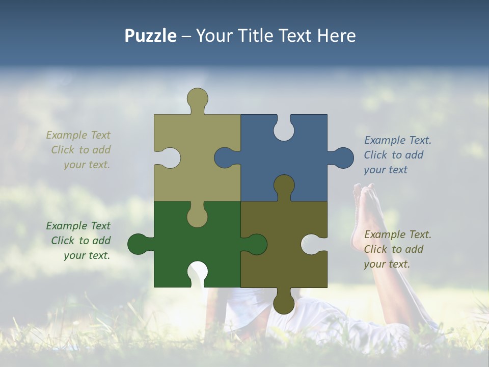 Female Peace  PowerPoint Template