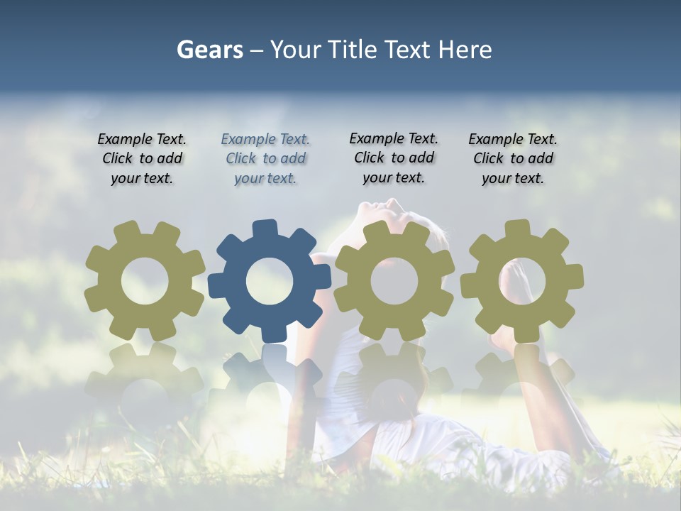 Female Peace  PowerPoint Template