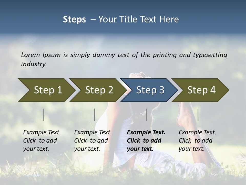 Female Peace  PowerPoint Template