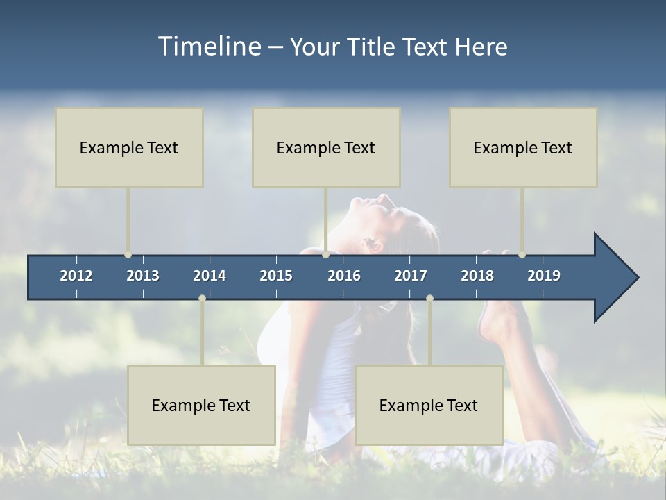 Female Peace  PowerPoint Template