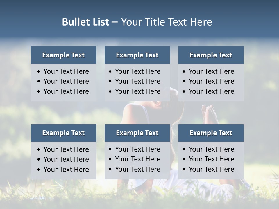 Female Peace  PowerPoint Template