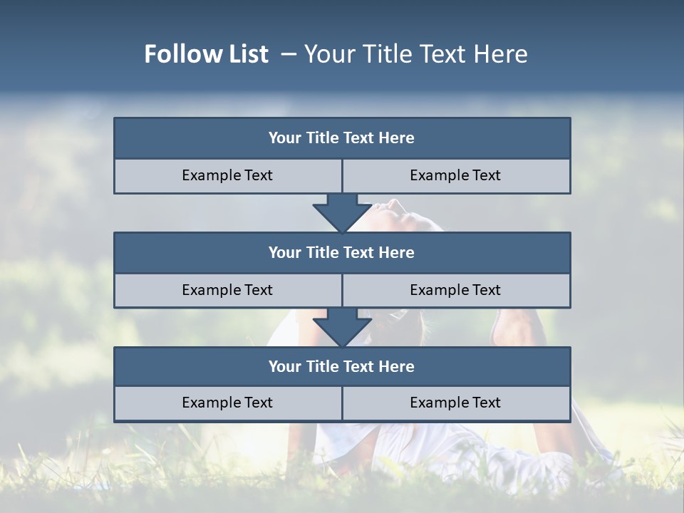 Female Peace  PowerPoint Template