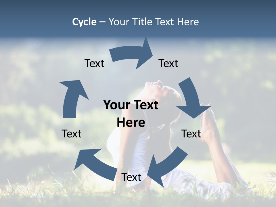 Female Peace  PowerPoint Template