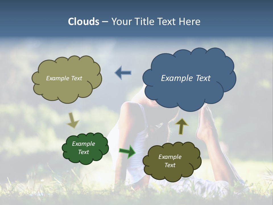 Female Peace  PowerPoint Template